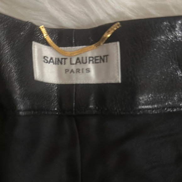 Saint Laurent Leather Bermuda Shorts – Black – EU 40 – NWT - Picture 10 of 11
